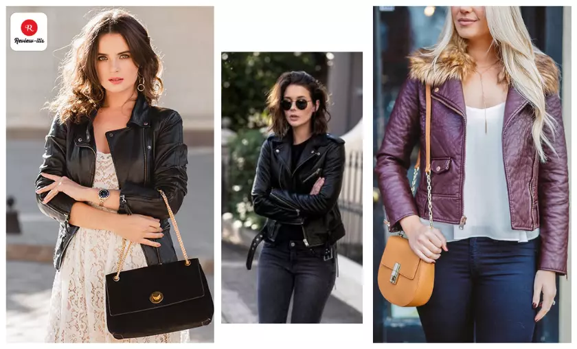 3. Wear a Chic Leather Jacket
