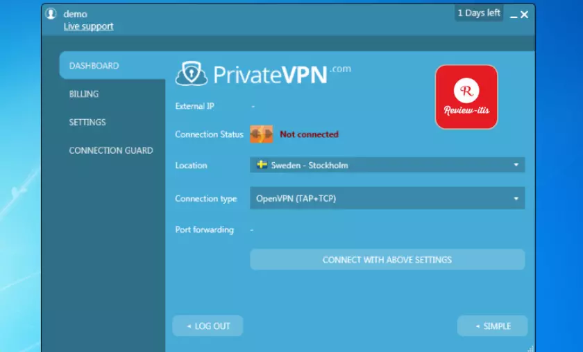 Best Value Monthly VPN PrivateVPN Review-Itis