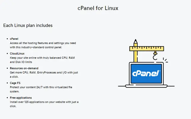 GoDaddy cPanel Shared Linux Hosting