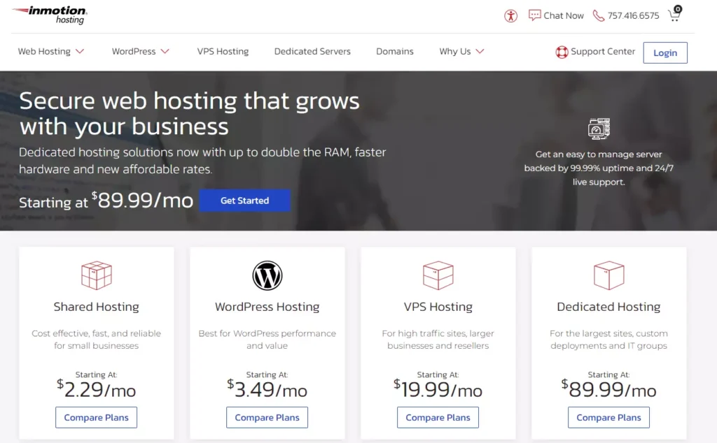 Bluehost vs Inmotion Hosting Comparison By Review - itis