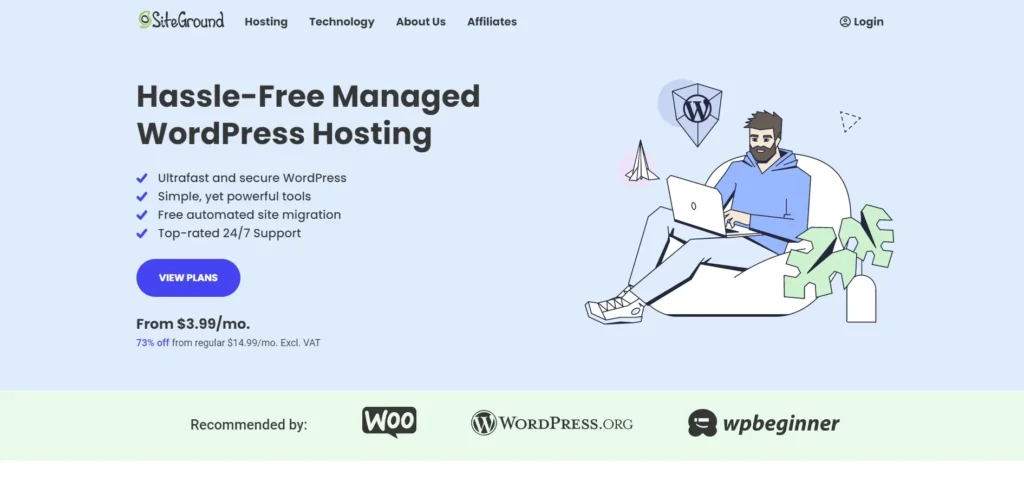 SiteGround Managed WordPress Hosting - Best Managed WordPress Hosting