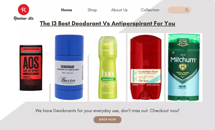 The 13 Best Deodorant Vs Antiperspirant - Review-Itis