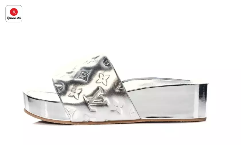 Metallic Lambskin Jumbo Flatform Mule Sandals Review - itis