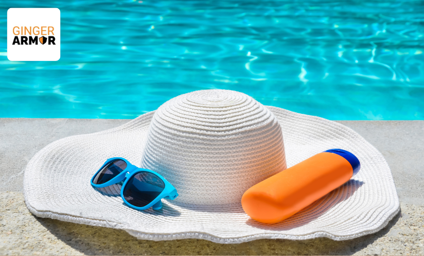 Ginger Armor: Sunscreen and Sunglasses Built for Action!
