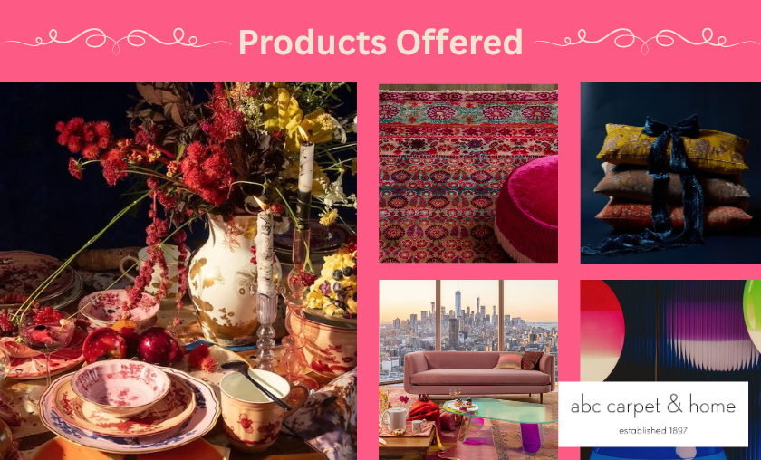 Products Offered by ABC Home