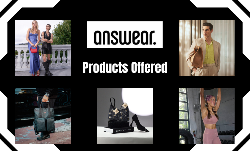 Products Offered by Answear BG