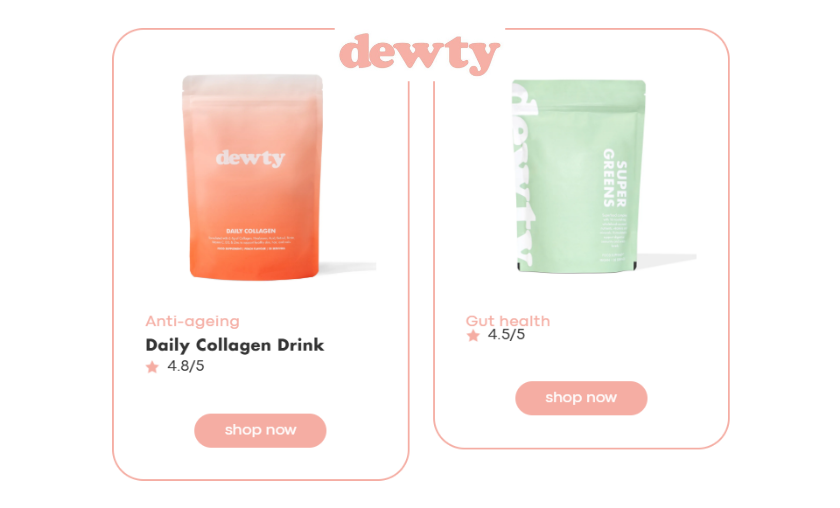 Products Offered by Dewty