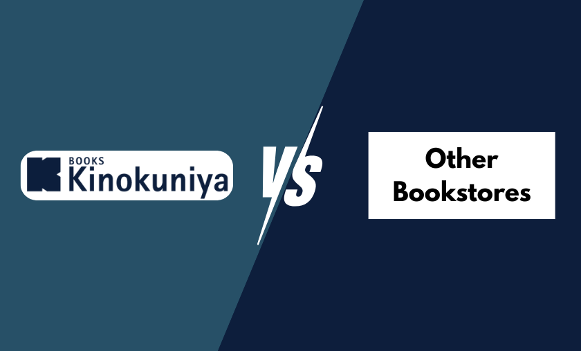 Kinokuniya vs Other Bookstores