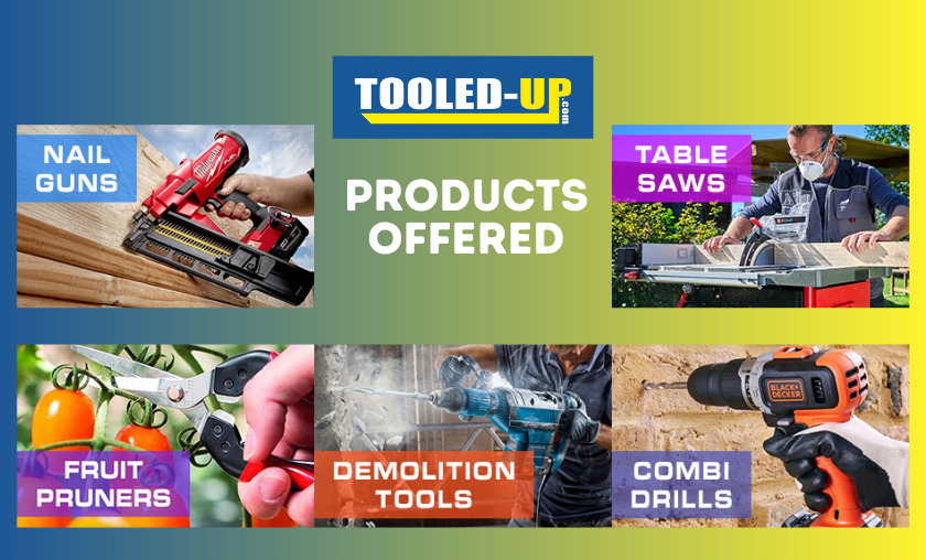 Products Offered by Tooled-Up