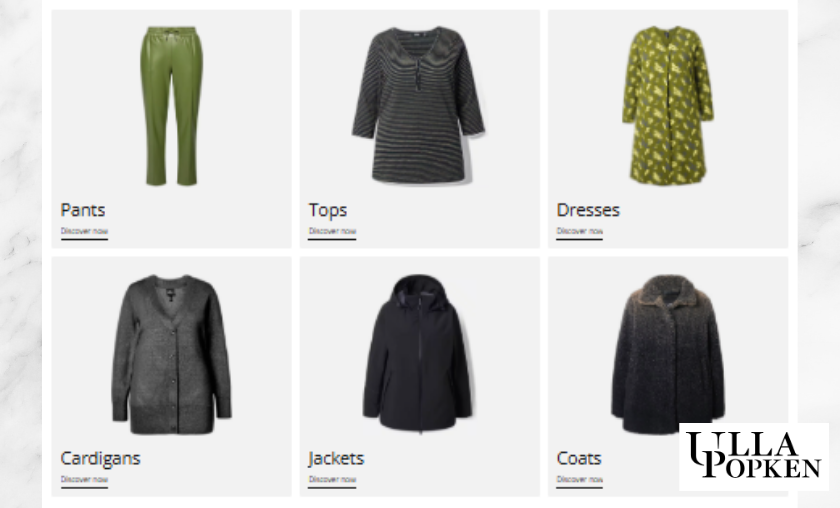 Products Offered by Ulla Popken!