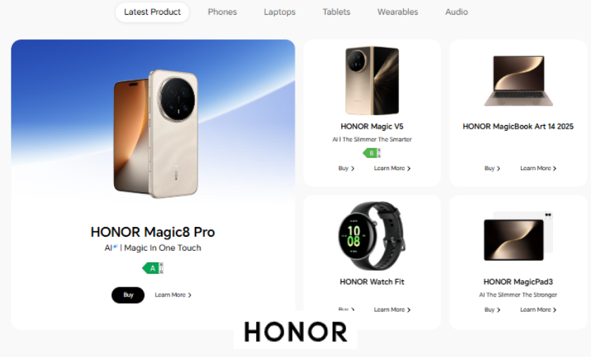Products Offered by HONOR